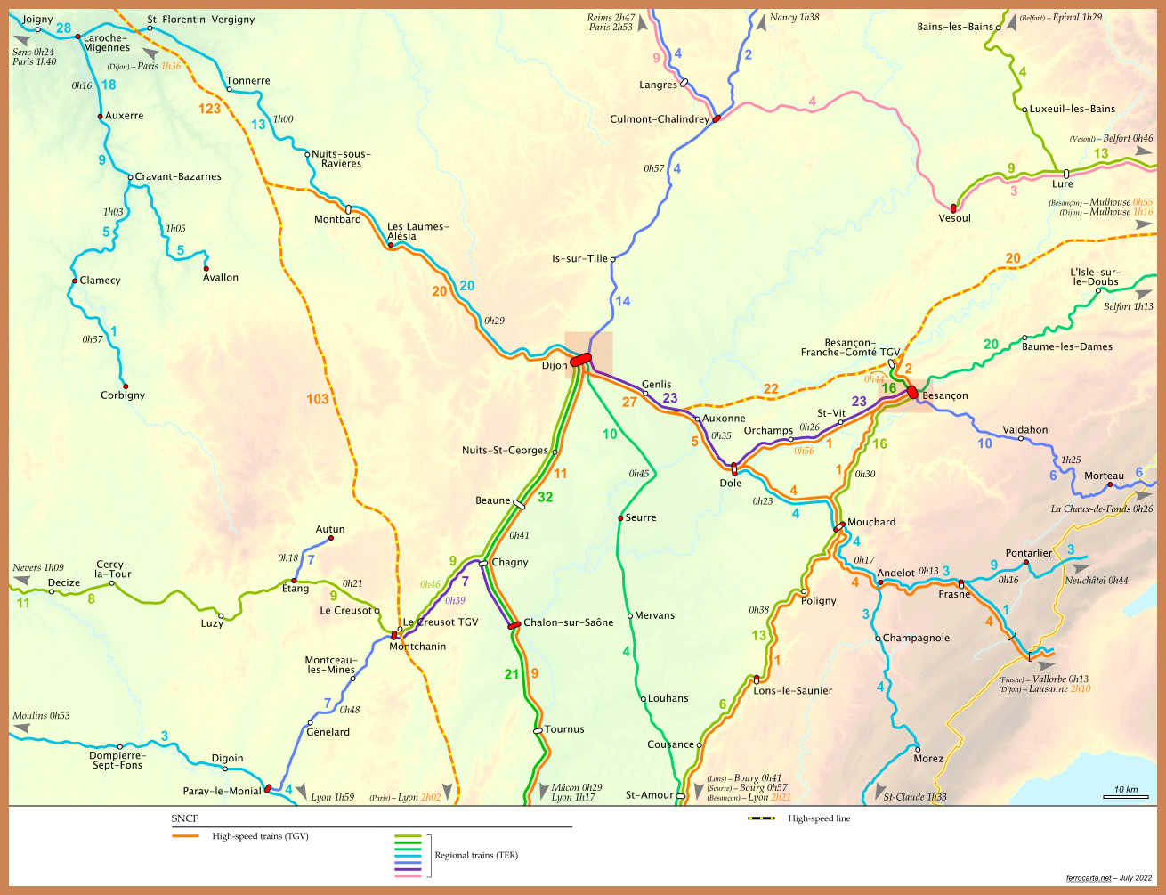 Burgundy and Franche-Comt&eacute;